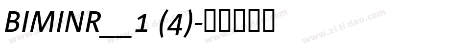 BIMINR__1 (4)字体转换